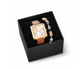 COEUR DE LION Dárkový set hodinek s náramkem 7632/53-1116